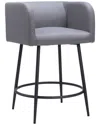 Zuo Modern Set Of 2 Horbat Barstools