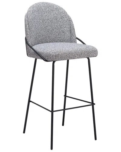 Zuo Modern Set Of 2 Jambi Barstools In Gray