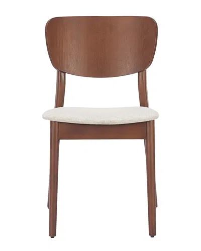 Zuo Modern Set Of 2 Kellua Dining Chairs In Brown