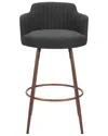 Zuo Modern Set Of 2 Kono Swivel Counter Stools