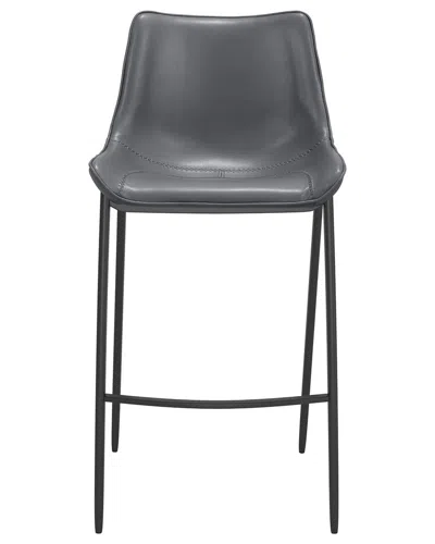 Zuo Modern Set Of 2 Magnus Bar Chair In Gray