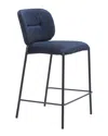 Zuo Modern Set Of 2 Plat Counter Stools