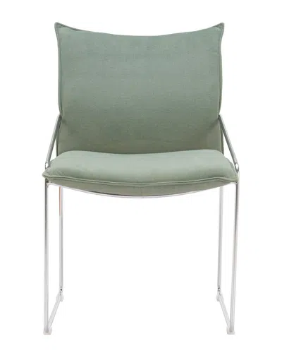 Zuo Modern Set Of 2 Pola Dining Chairs In Green