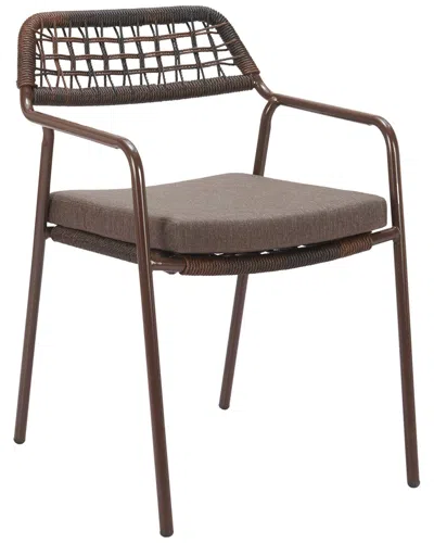Zuo Modern Set Of 2 Rio Dining Chairs In Brown