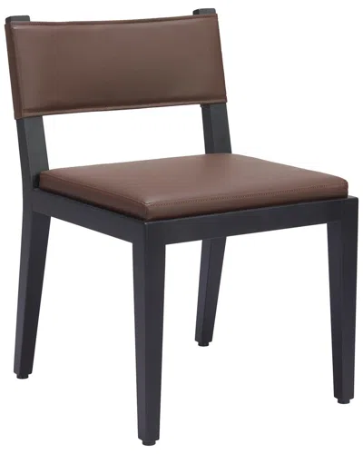 Zuo Modern Set Of 2 Roxas Dining Chairs In Brown