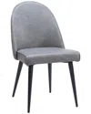 Zuo Modern Set Of 2 Silloth Armless Dining Chairs