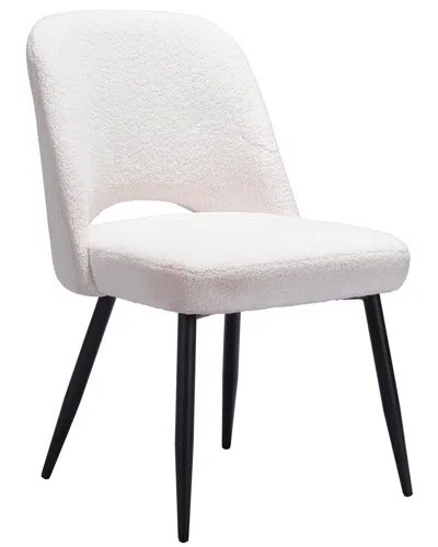 Zuo Modern Teddy Dining Chair In Ivory