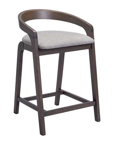 Zuo Modern Set Of 2 Troy Counter Stools In Brown