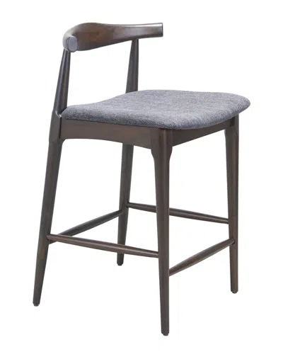 Zuo Modern Set Of 2 Tuzka Counter Stools In Gray
