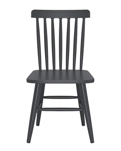 Zuo Modern Set Of 2 Zeilen Dining Chairs In Gray