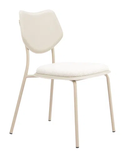 Zuo Modern Set Of 4 Zeal Dining Chairs In Neutral