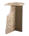 Zuo Modern Surya Side Table Beige In Brown