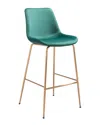 Zuo Modern Tony Bar Chair In Green