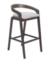 Zuo Modern Set Of 2 Troy Barstools In Brown
