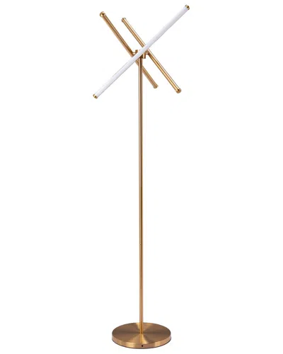 Zuo Modern Zuo Garza Floor Lamp In Burgundy