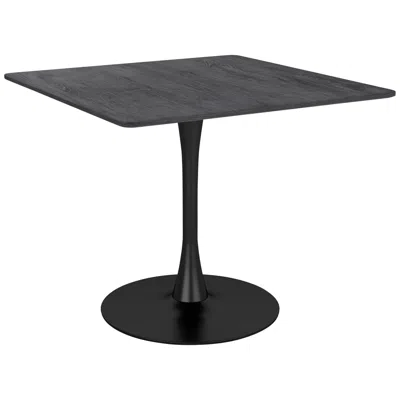 Zuo Molly 35 1/2" Wide Black Square Dining Table