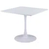 Zuo Molly Dining Table White In White