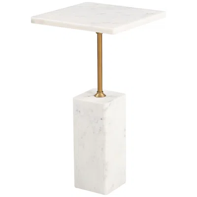 Zuo Naht Side Table White
