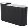Zuo Ormara Console Table Set White & Black