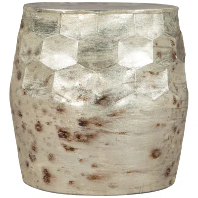Zuo Pam 22 1/4" Wide Antique Beige Side Table