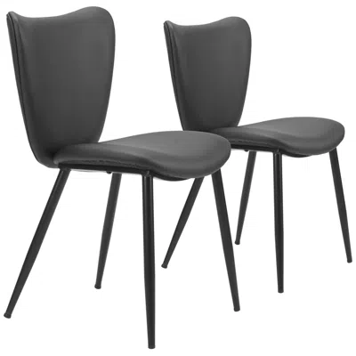 Zuo Prestige Dining Chair (set Of 2) Black
