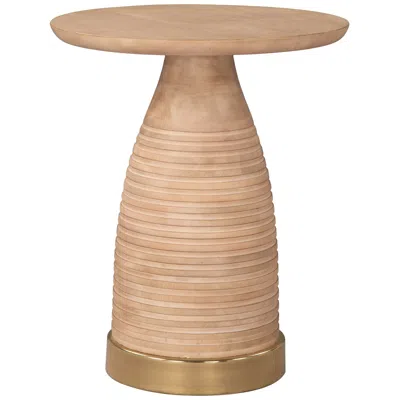 Zuo Radiant Side Table Natural In Neutral