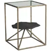 Zuo Ranol Side Table Brass