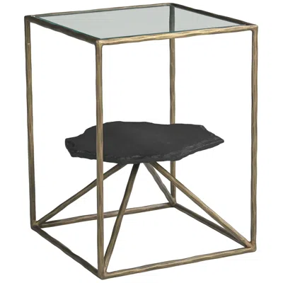 Zuo Ranol Side Table Brass