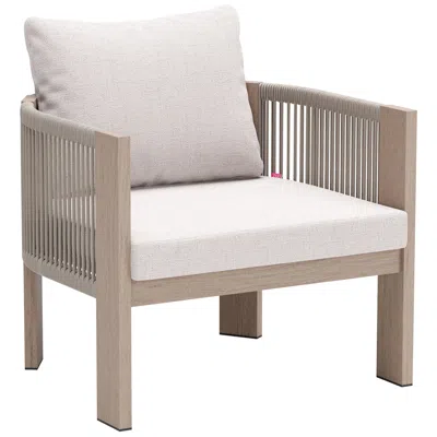 Zuo Rebel Accent Chair Beige
