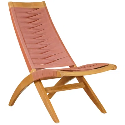 Zuo Rova Lounge Chair Terracotta