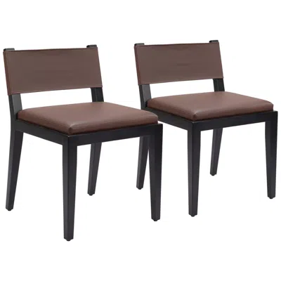 Zuo Roxas Dining Chair Brown