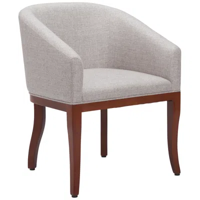 Zuo Serasa 23 1/2" Wide Gray Fabric Contemporary Dining Chair