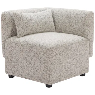 Zuo Simu Corner Chair Dune Greige