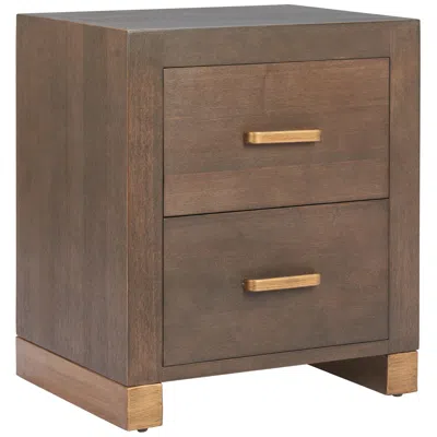 Zuo Sivar Side Table Espresso In Brown