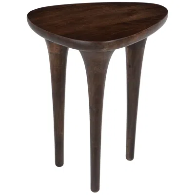Zuo Spiker Side Table Walnut In Brown