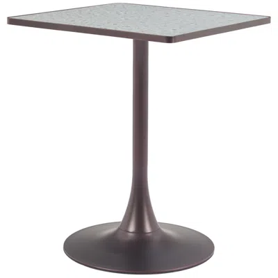 Zuo Spot Bistro Table Gray & Bronze