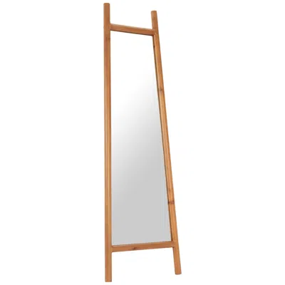 Zuo Stiga Floor Mirror Collection Natural 70.1" X 22.0" Floor Mirror