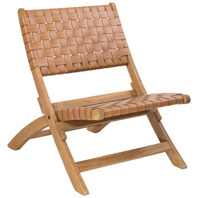 Zuo Sunflare Lounge Chair Brown