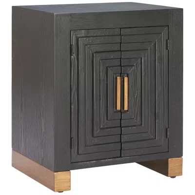 Zuo Trazo Side Table Black In Multi