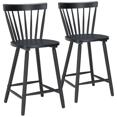 Zuo Tyce Counter Stool (set Of 2) Black