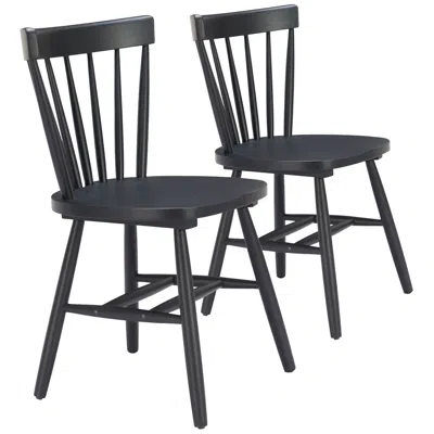 Zuo Tyce Dining Chair (set Of 2) Black