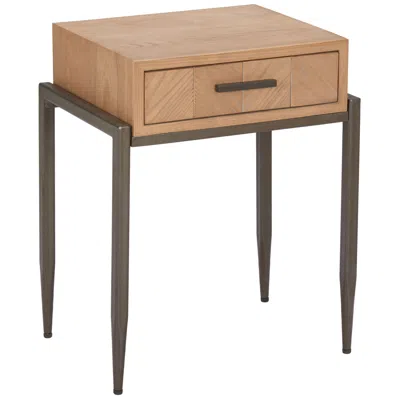 Zuo Verec Side Table Natural In Brown