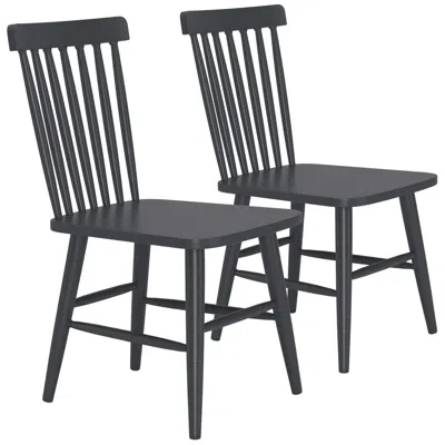 Zuo Zeilen Dining Chair (set Of 2) Black