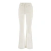 ZUSSS FLARED JEANS OFF WHITE