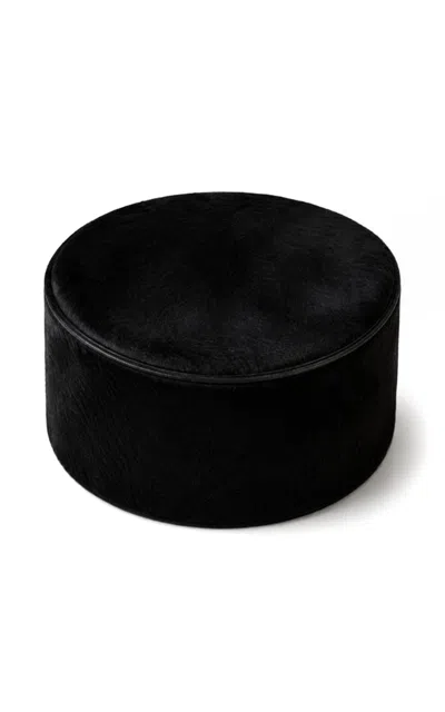 Zut Black Pillbox Hat