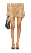 Zut Cowhide Mini Skirt