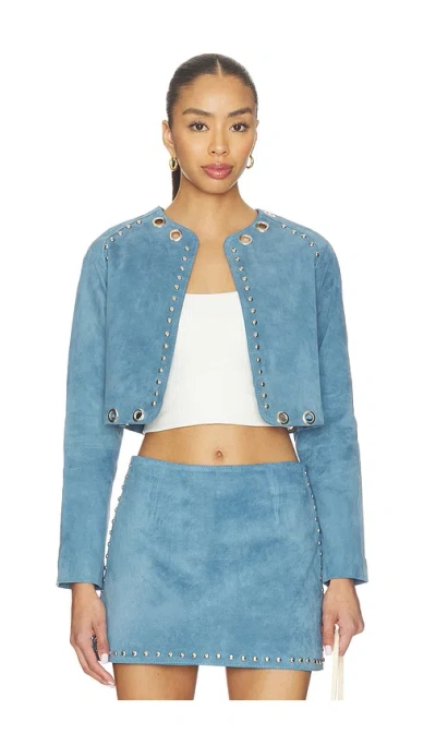 Zut Darby Jacket In Jean Blue
