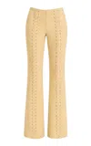 Zut Sierra Lace-up Suede Pants In Brown
