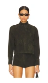 Zut X Revolve Remon Suede Jacket In Green