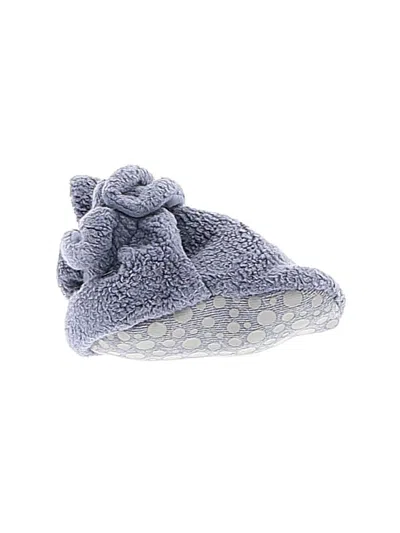 Pre-owned Zutano Kids' Booties In Blue